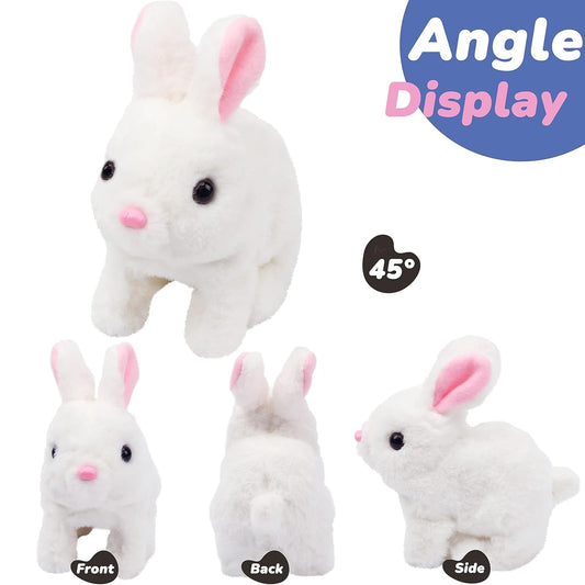 Interactive Hopping Walking Rabbit Toy for Kids | Battery Operated Bunny with Sound
