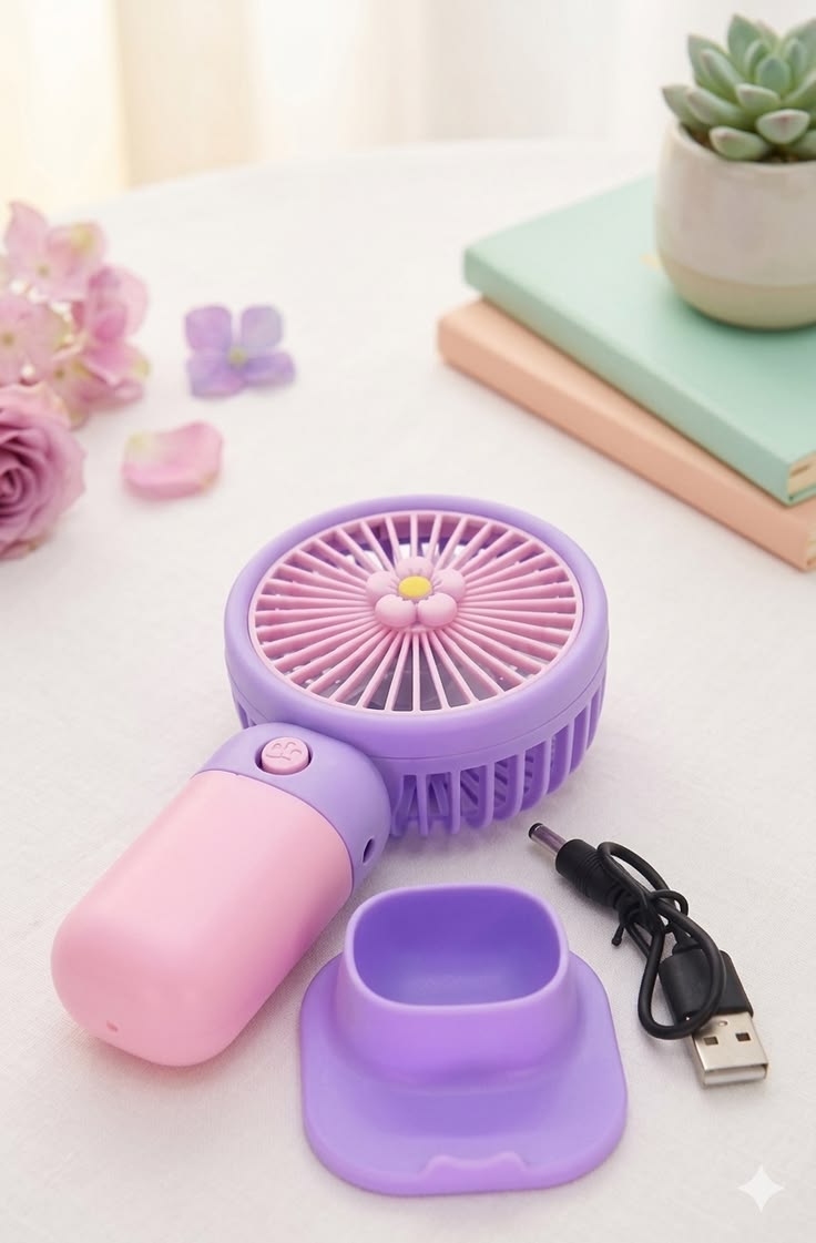 Mini Portable Handheld Fan | Rechargeable USB Pocket Fan | Compact Personal Cooling Fan