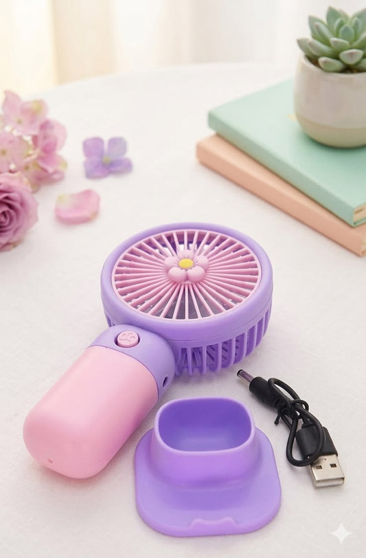 Mini Portable Handheld Fan | Rechargeable USB Pocket Fan | Compact Personal Cooling Fan