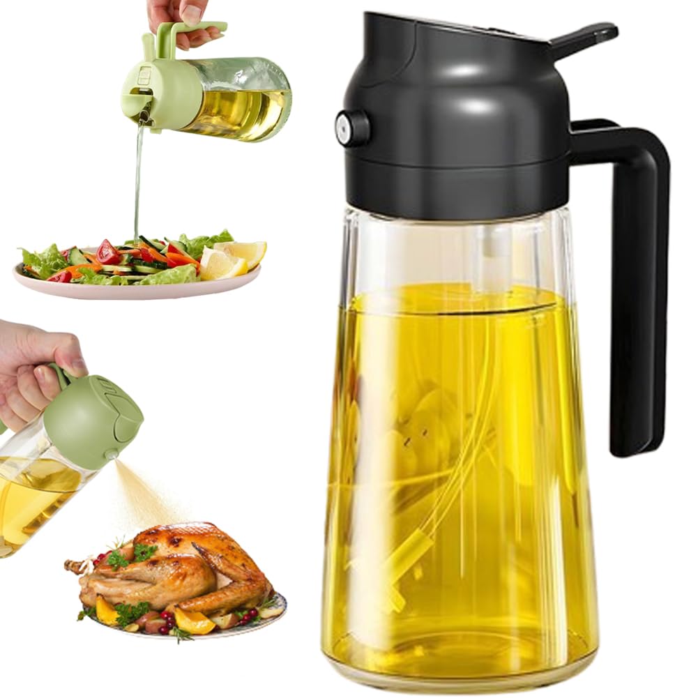 Multi-Purpose Oil Dispenser Bottle - Easy Pour Spout, Controlled Dispensing for Kitchen Use