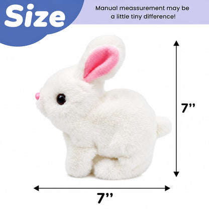 Interactive Hopping Walking Rabbit Toy for Kids | Battery Operated Bunny with Sound