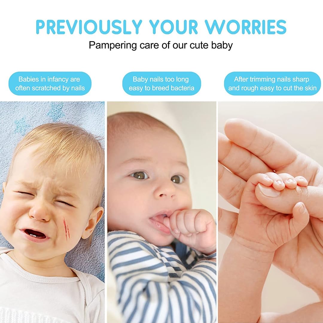 Electric Baby Nail Trimmer - Safe, Gentle & Painless Nail Care for Infants & Toddlers