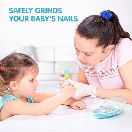 Electric Baby Nail Trimmer - Safe, Gentle & Painless Nail Care for Infants & Toddlers