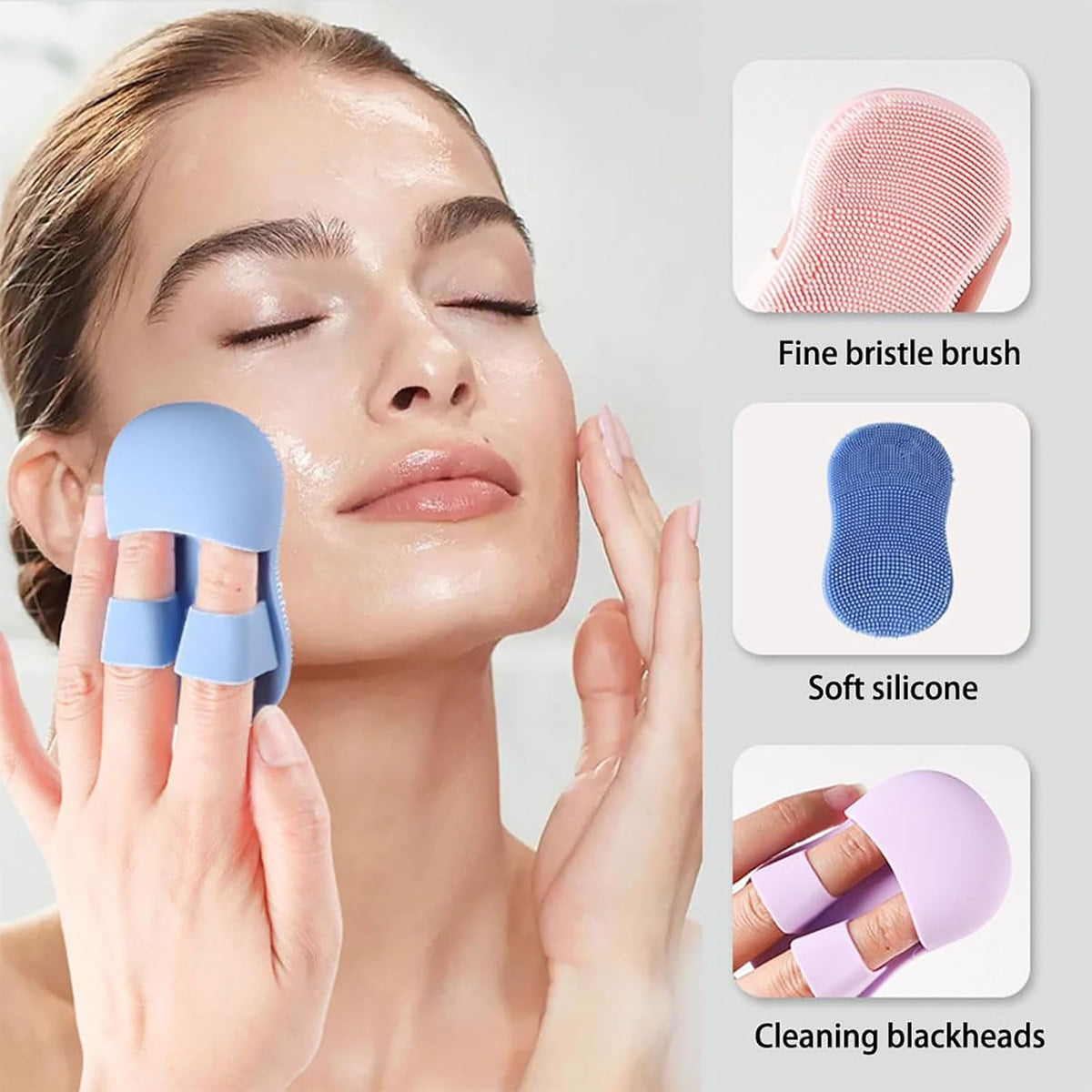 4-in-1 Bath & Care Combo + 1 Free – Body, Face & Scalp Cleaning Set