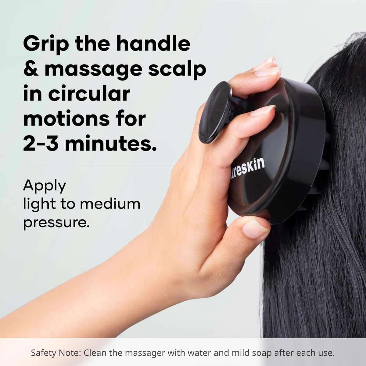 Silicone Hair Scalp Massager & Shampoo Brush – Dandruff Exfoliator & Hair Growth Tool